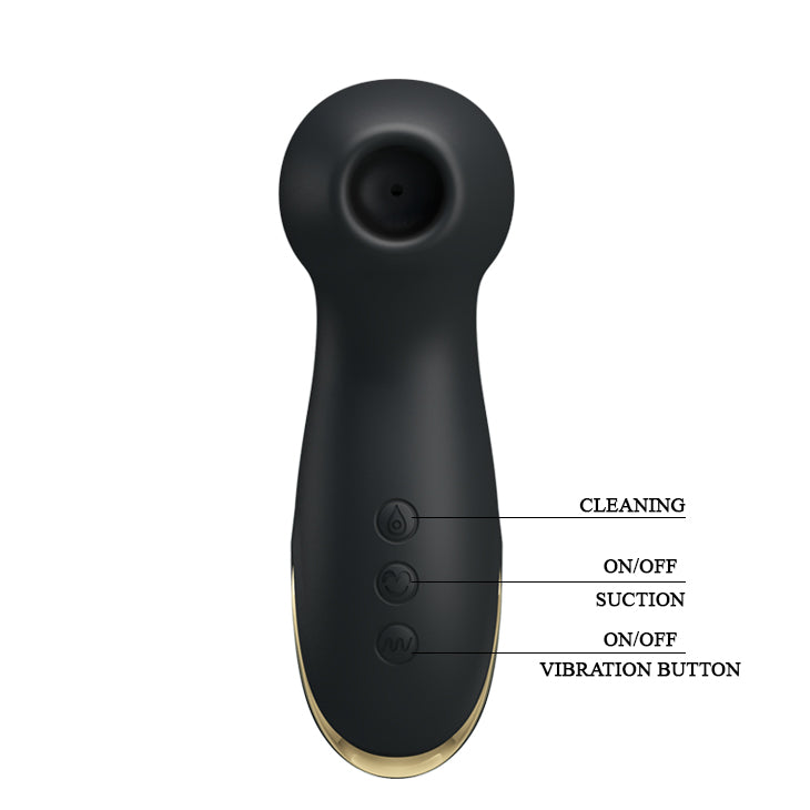 Pretty Love Hammer Sucking Vibrator with 24K Gold