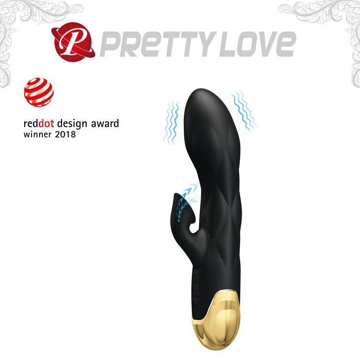 Pretty Love Royal Pleasure Liberators - Vibrator With Sucking Function 18K Gold