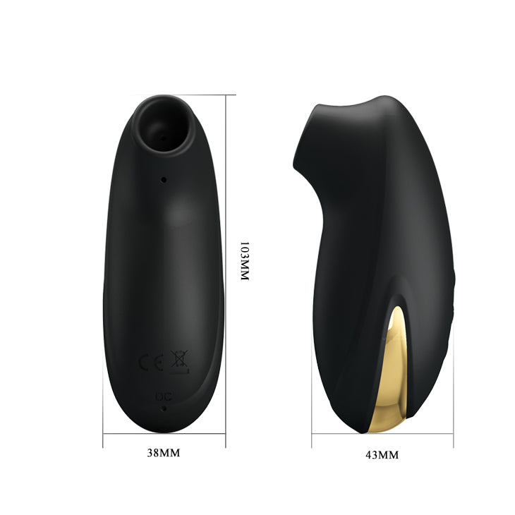 Pretty Love Otis Suction Massager Black
