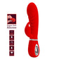 Pretty Love Super Soft Silicone Prescott Rabbit Vibrator Red