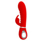 Pretty Love Super Soft Silicone Prescott Rabbit Vibrator Red