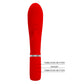Pretty Love Super Soft Silicone Prescott Rabbit Vibrator Red
