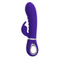 Pretty Love Super Soft Silicone Prescott Rabbit Vibrator Purple