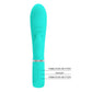 Pretty Love Super Soft Silicone Prescott Rabbit Vibrator Green