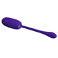 Pretty Love Super Soft Silicone Julius Bullet Egg Vibrator Purple