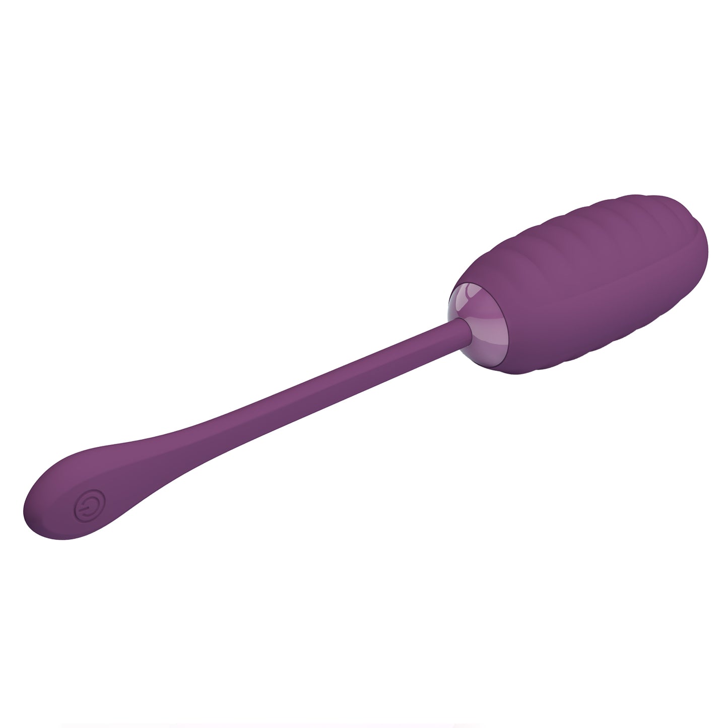 Pretty Love Super Soft Silicone Kirk Vibrating Egg Purple (App)