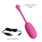 Pretty Love Super Soft Silicone Kirk Vibrating Egg Pink (App)