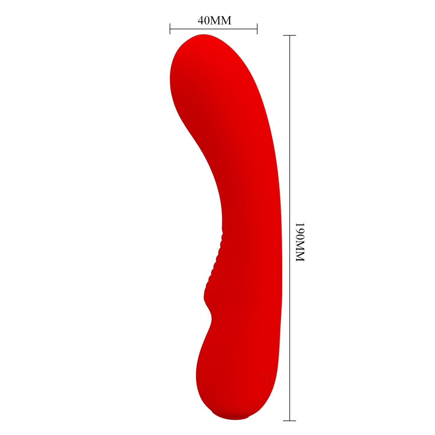 Pretty Love Super Soft Silicone Prescott Vibrator Red