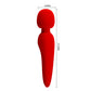 Pretty Love Super Soft Silicone Meredith Wand Massager Red