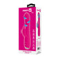 Party Up Eric Rabbit Vibrator with Rotating Bead Shaft Pink