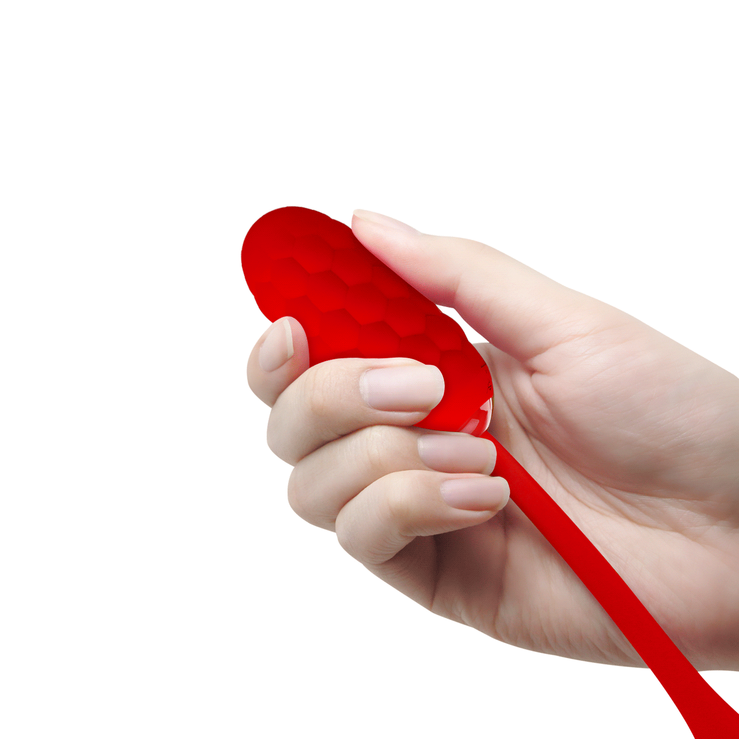 Pretty Love Super Soft Silicone Marina Vibrating Egg Red