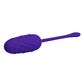 Pretty Love Super Soft Silicone Marina Vibrating Egg Purple