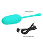 Pretty Love Super Soft Silicone Marina Vibrating Egg Green
