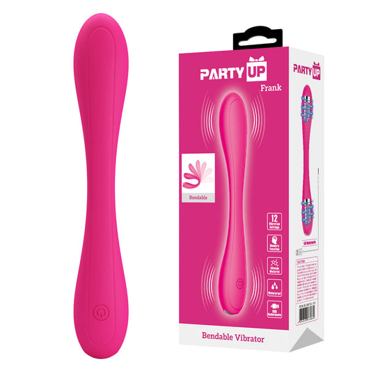 Party Up Frank Bendable Vibrator Pink