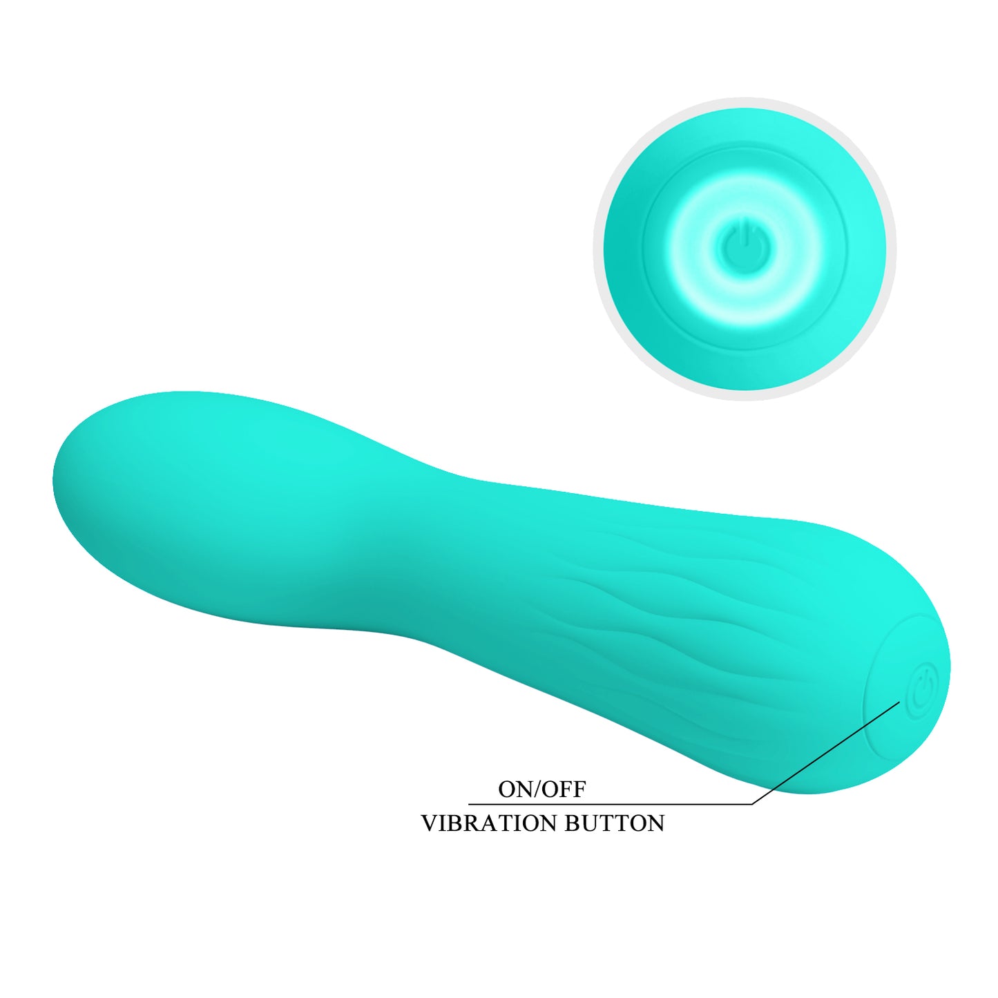 Pretty Love Faun Super Soft Silicone Flexible G-Spot Vibrator Green