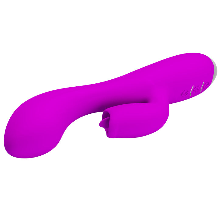Pretty Love Gloria Rabbit Flickering Vibrator Purple