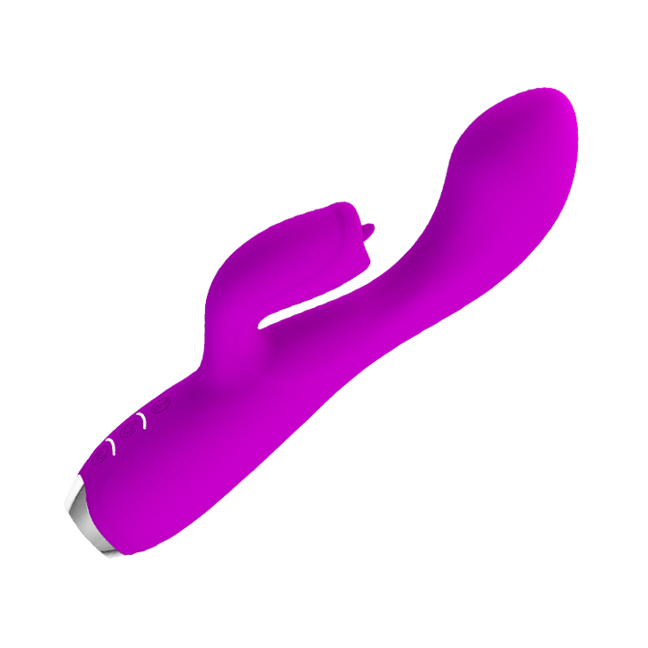 Pretty Love Gloria Rabbit Flickering Vibrator Purple