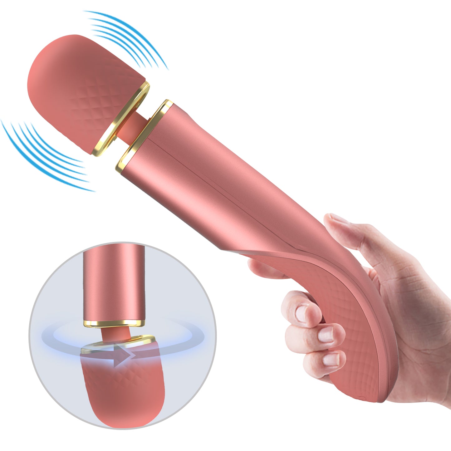 Pretty Love Charming Massager 11.4" Vibrator Massage Wand Red