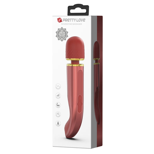 Pretty Love Charming Massager 11.4" Vibrator Massage Wand Red