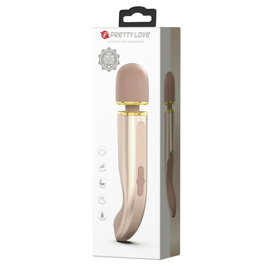 Pretty Love Charming Massager 11.4" Vibrator Massage Wand Rose Gold