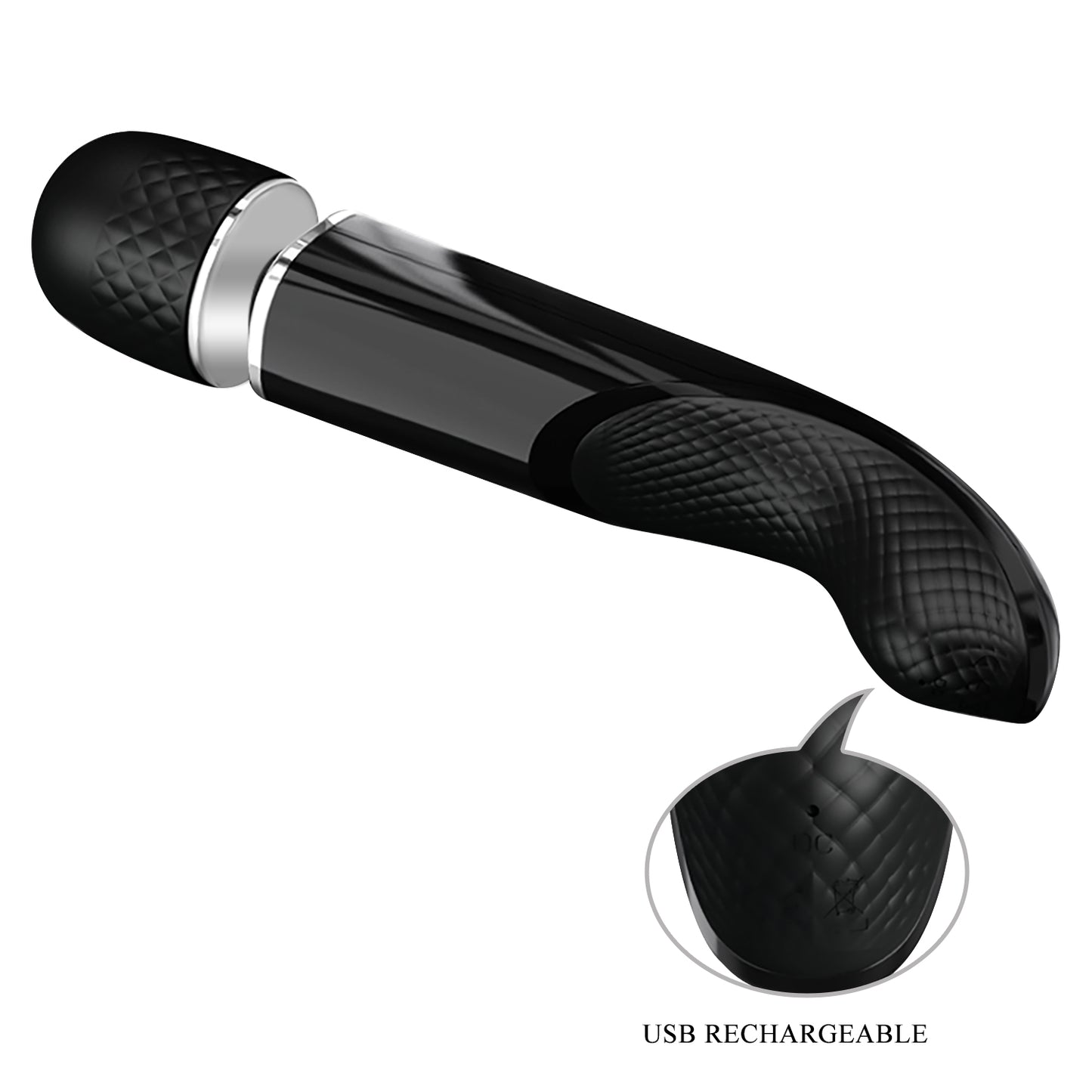 Pretty Love Charming Massager Vibrator Massage Wand Black