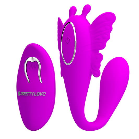Pretty Love Chimera C-Shaped Vibrator with Remote