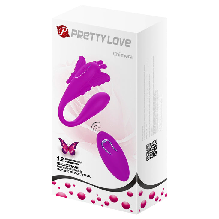 Pretty Love Chimera C-Shaped Vibrator with Remote