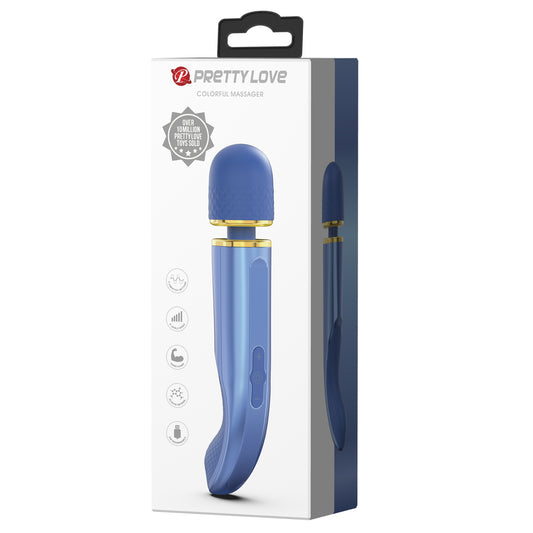 Pretty Love Charming Massager 9.4" Vibrator Massage Wand Blue
