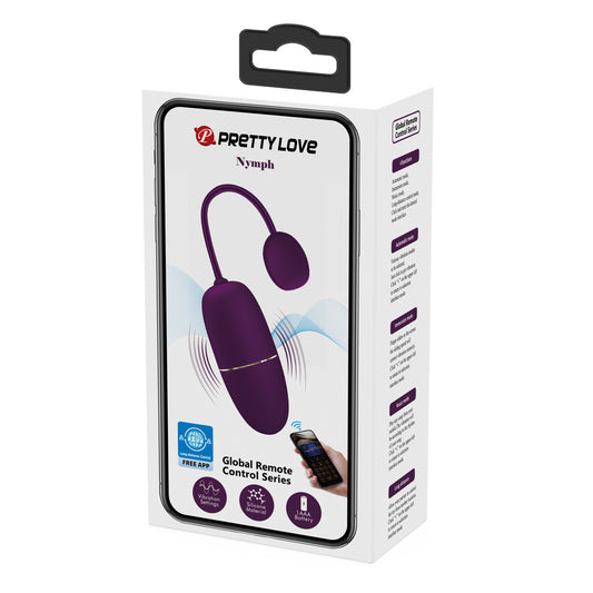 Pretty Love Nymph Vibrating App Control Egg Byzantium