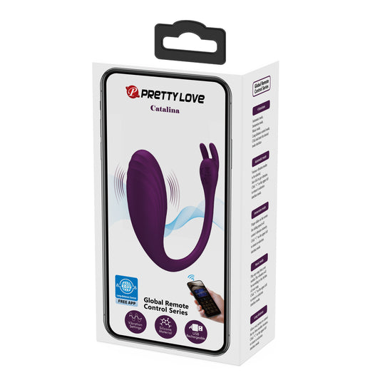 Pretty Love Catalina Wearable Panty Egg Vibrator Byzantium (App)