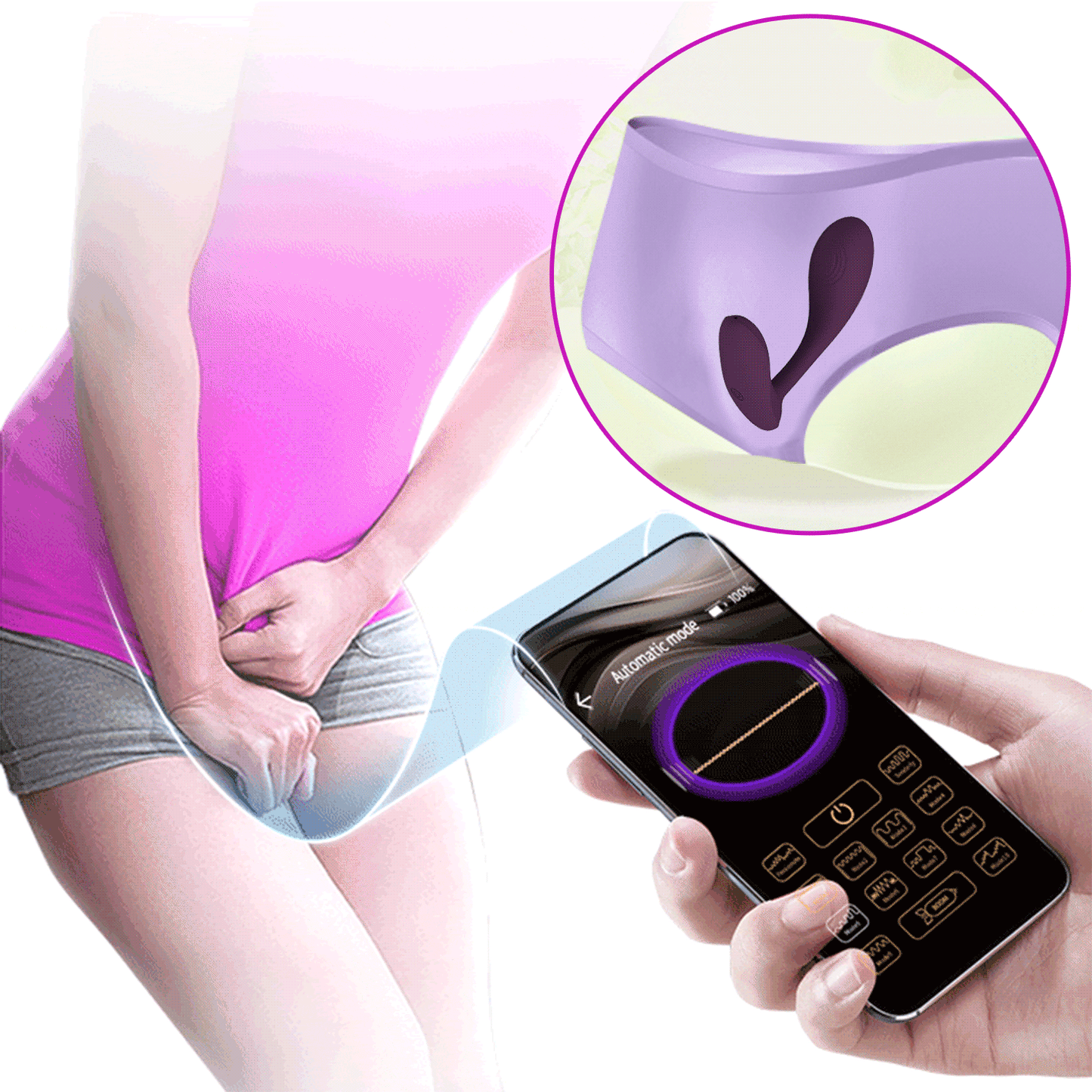 Pretty Love Baird G-Spot Vibrator Byzantium (App)