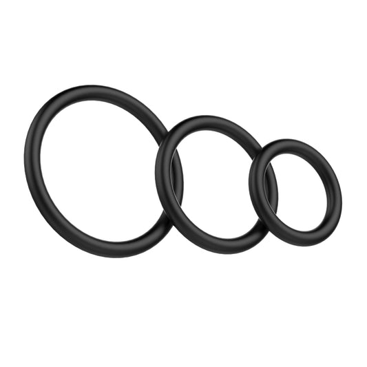 Pretty Love Classic Rubber Cock Ring Set