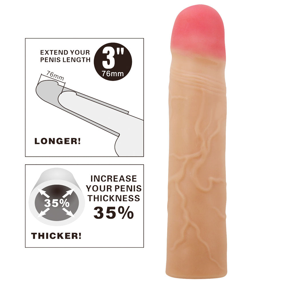Party Up PHILIP 3 Inch Extender Sleeve