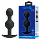 Party Up JAMES Anal Bead Plug - Black 10.4cm Beaded Butt Plug