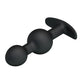 Party Up JAMES Anal Bead Plug - Black 10.4cm Beaded Butt Plug