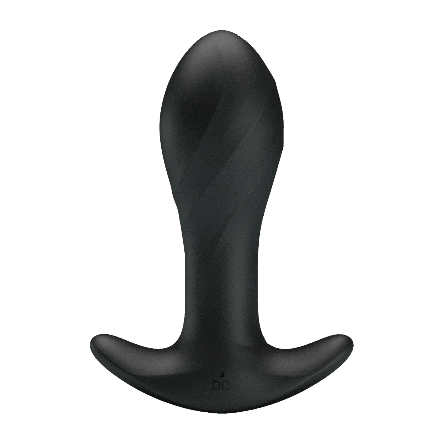 Party Up KEITH Vibrating Plug - Black 10.5cm Vibrating Butt Plug