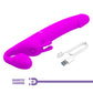 Party Up Oliver Vibrating Strapless Strap-On Purple