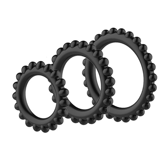 Pretty Love Titan Silicone Cock Ring Set