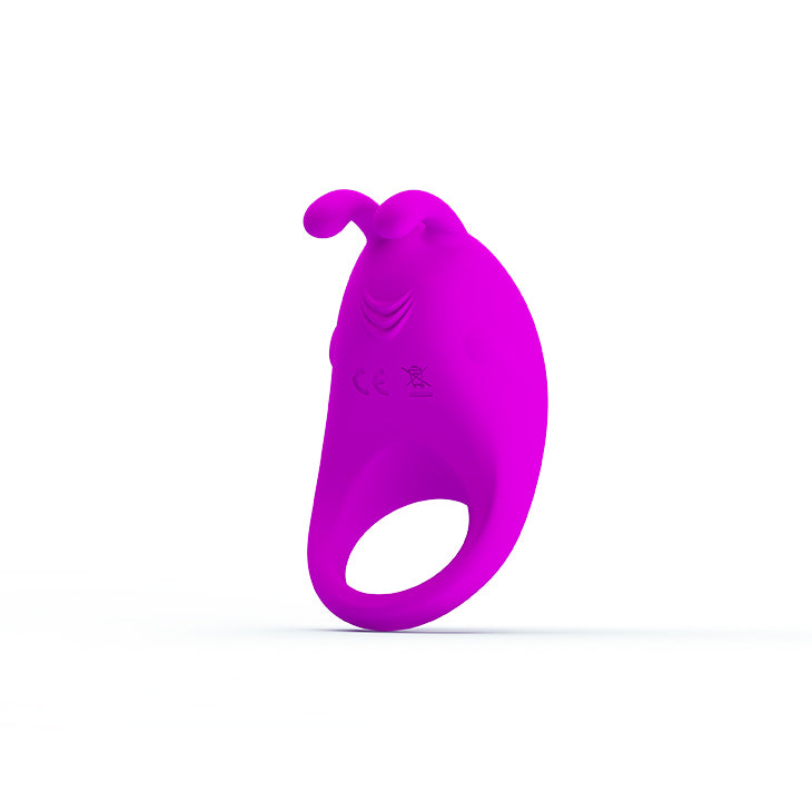 Pretty Love Rabbit Vibrator Cock Ring Purple