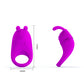 Pretty Love Rabbit Vibrator Cock Ring Purple
