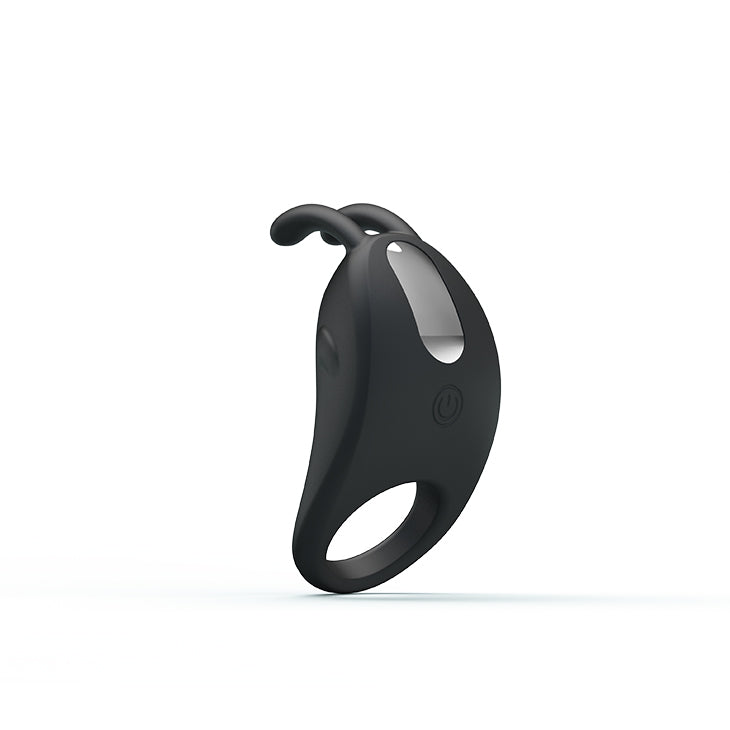 Pretty Love Rabbit Vibrator Cock Ring Black