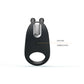 Pretty Love Rabbit Vibrator Cock Ring Black