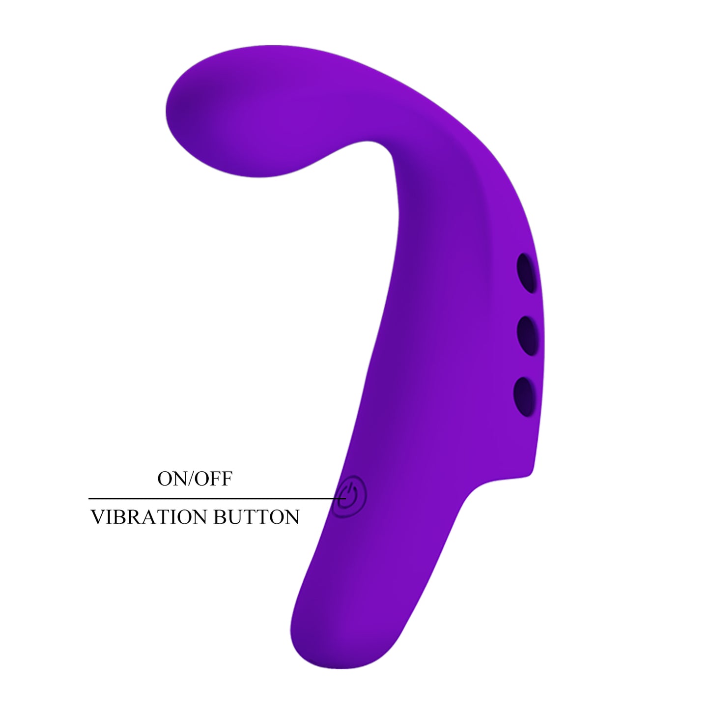 Pretty Love Gorgon Fingering Vibrator Purple