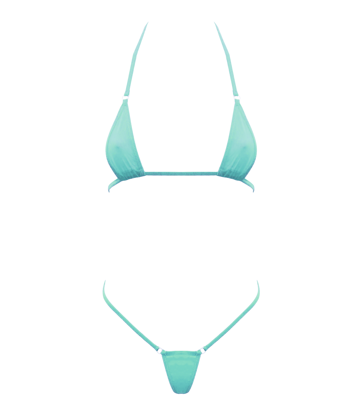 Love In Leather BIK002 Spandex Fabric Micro Bikini One Size - MULTIPLE COLOURS