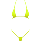 Love In Leather BIK002 Spandex Fabric Micro Bikini One Size - MULTIPLE COLOURS