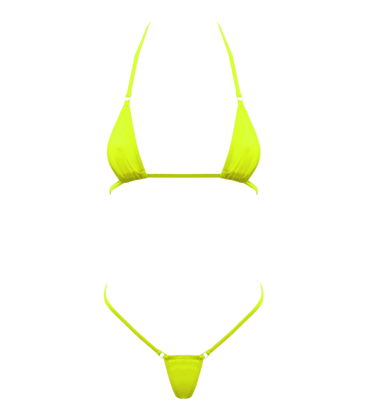 Love In Leather BIK002 Spandex Fabric Micro Bikini One Size - MULTIPLE COLOURS