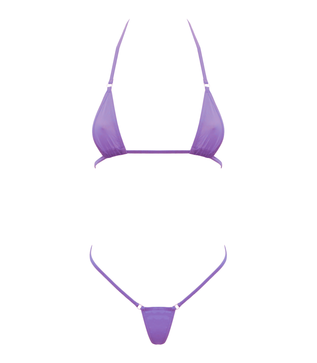 Love In Leather BIK002 Spandex Fabric Micro Bikini One Size - MULTIPLE COLOURS