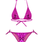 Love In Leather BIK003 Metallic Micro Bikini One Size - MULTIPLE COLOURS