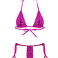 Love In Leather BIK004 Metallic Micro Bikini One Size - MULTIPLE COLOURS