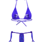 Love In Leather BIK004 Metallic Micro Bikini One Size - MULTIPLE COLOURS